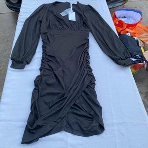 Grace Karin Small long sleeve dress Black